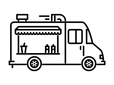 Food truck icon